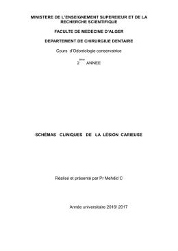 ministere de l`enseignement supereieur et de la recherche