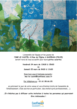 L`ensemble de l`&eacute;quipe et les jeunes de l`IME LE CASTEL&mdash;8 Rue