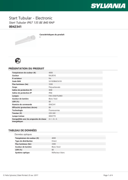 Start Tubular IP67 135 BE 840 RAP