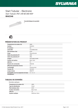 Start Tubular IP67 249 BE 840 RAP