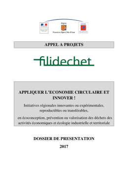 Voir le dossier de pr&eacute;sentation