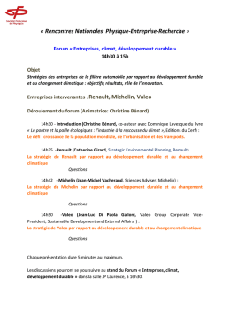 « Rencontres Nationales Physique-Entreprise