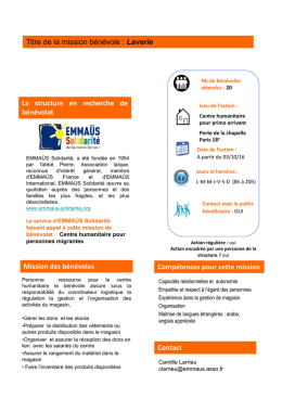 Télécharger la fiche bénévolat