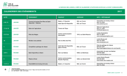 ce calendrier - Ville de Saint