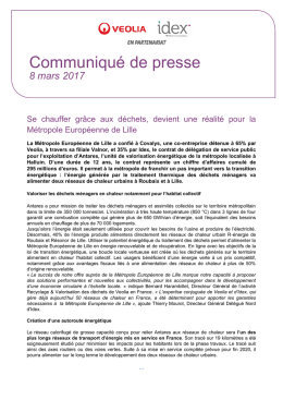 Communiqué de presse