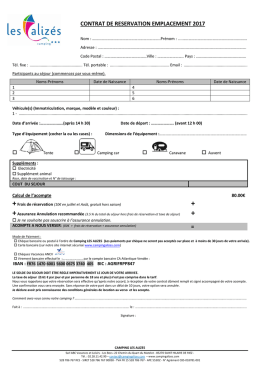 Contrat Location emplacement