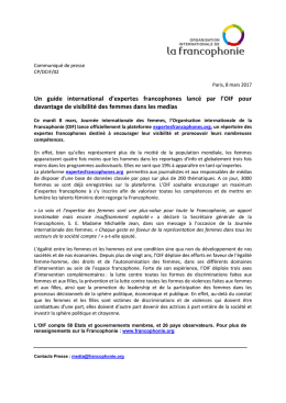 Télécharger le communiqué de presse
