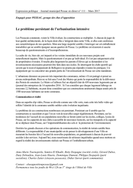 Engagés pour Pessac, groupe des élus d