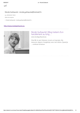 url -09032017- lettre 36 à Bill