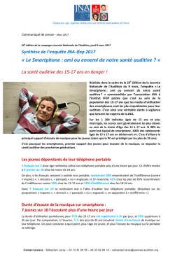 T&eacute;l&eacute;charger la Synth&egrave;se des R&eacute;sultats de l`enqu&ecirc;te JNA