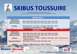 Skibus Toussuire 2017 2