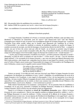2) Lettre de candidature du 14 f&eacute;vrier 2017 d`Arnaud