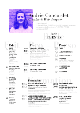 View CV - Audrie Concordet