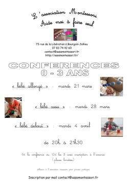 conférences 0-3ans - assomontessori.fr