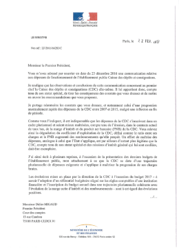 Les dépenses de fonctionnement de l