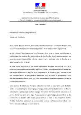 Lire le discours