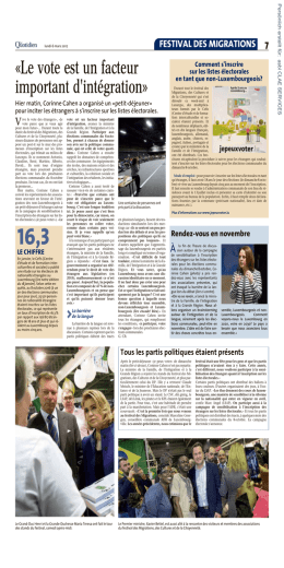 Le Quotidien, Ausgabe: Le Quotidien, vom: Montag, 6. März