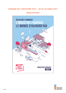 semaine de l`industrie 2017
