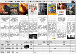 T&eacute;l&eacute;charger le Programme du cin&eacute;ma