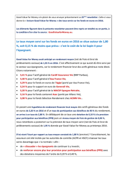 Newsletter n&deg; 25 des Membres du Club GVfM