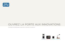 ouvrez la porte aux innovations