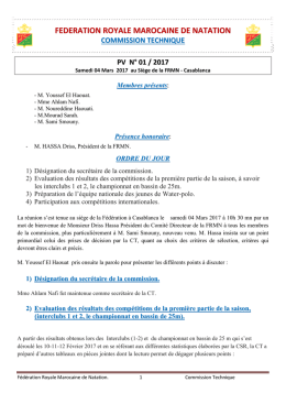 PV N° 1 CT