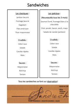 Sandwiches