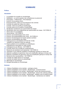 SOMMAIRE