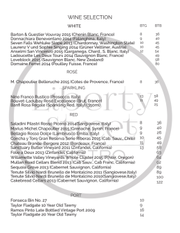 WINE - Liberty Street Bistro