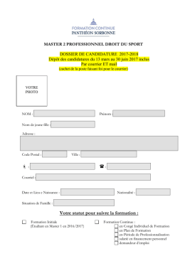 MASTER M2 Professionnel Contentieux des Affaires