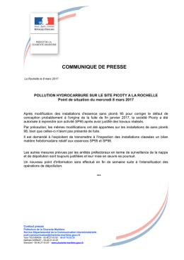 communique de presse