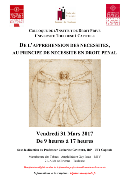 Vendredi 31 Mars 2017 De 9 heures &agrave; 17 heures