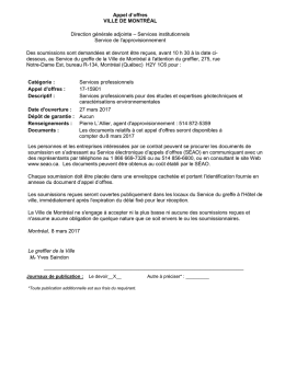 Services professionnels pour des &eacute;tudes et