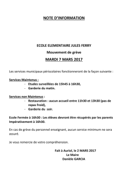 Ecole Jules Ferry Primaire