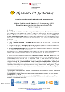 Initiative Conjointe pour la Migration et le