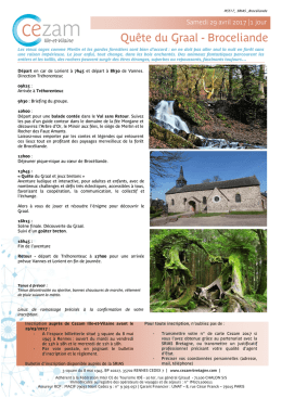 Affiche - SRIAS - 56-Sortie Broc&eacute;liande