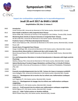 Symposium CINC - saac.chu-sainte