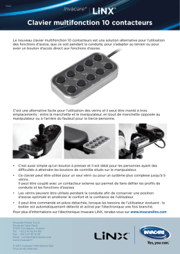 Clavier multifonction 10 contacteurs