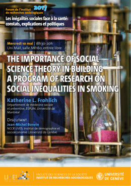 the importance of social science theory in building a program of