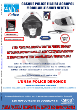 L`UNSA POLICE DENONCE