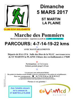 Marche des Pommiers
