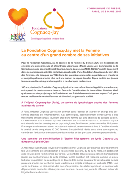 La Fondation Cognacq-Jay met la Femme au centre d`un grand