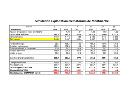 Tarifs des prestations du cr&eacute;matorium