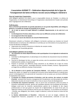 Télécharger l`annonce - La Ligue de l`enseignement