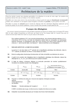 &eacute;nonc&eacute; et correction