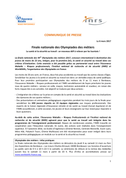 T&eacute;l&eacute;charger le communiqu&eacute; de presse