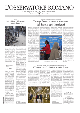 mercoled&igrave; 8 marzo 2017