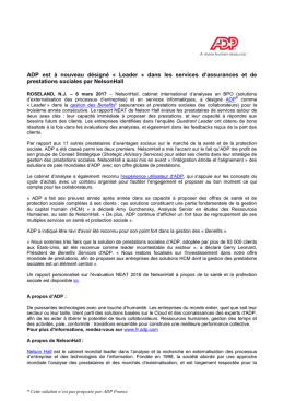 dans les services d`assurances et de prestations sociales par