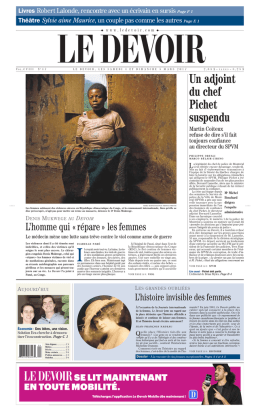 La une du jour
