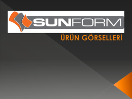 SUNFORM RADYATÖR ÜRÜN GÖRSELLERİ 1